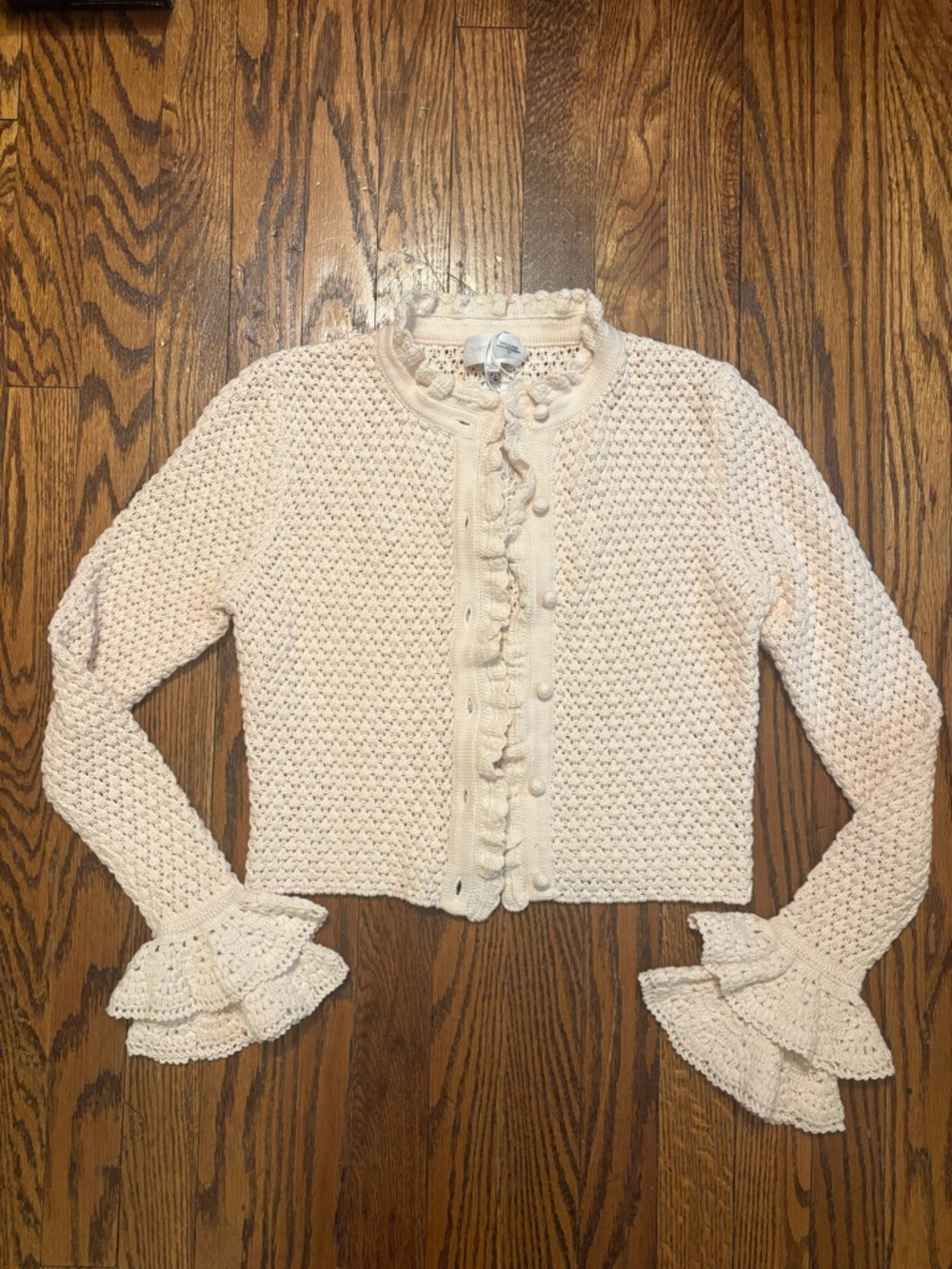 NEW CHRISTY LYNN vivian cardigan in beige~1C